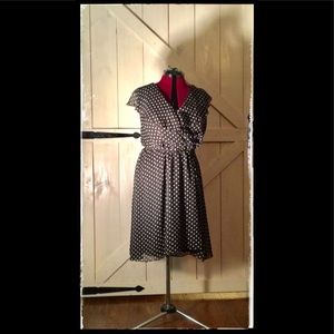 Size 20w Pretty in PolkaDot Dress— Olivia Matthews